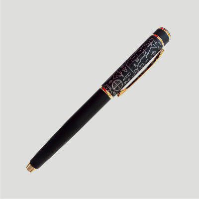 Black Matt Watermark Roller Pen