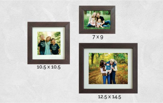 Personalised photo frame sample