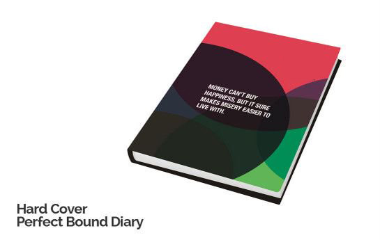 Hardcover Perfect Bound Diary