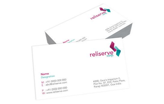 One Sided Visiting Card Sample