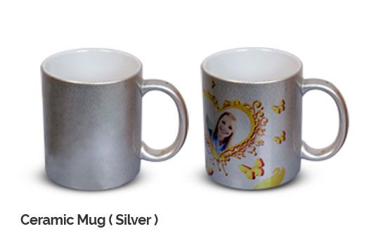 Ceramic Mug(Silver)