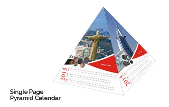 Single Page Pyramid Calendar 1
