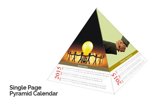 Single Page Pyramid Calendar 3